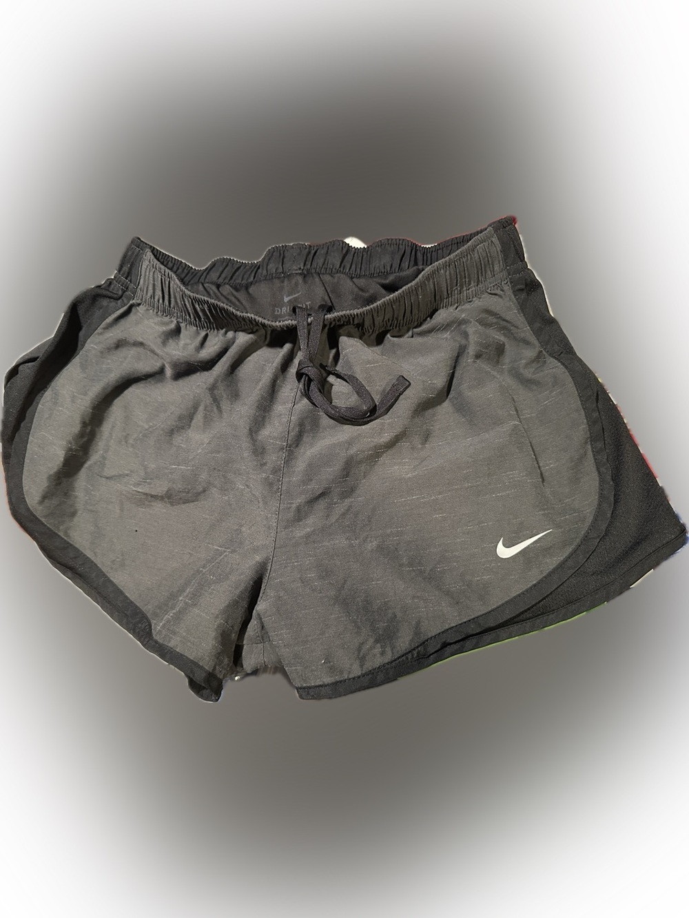 Nike Black Women's Athletic Running Shorts with Swoosh*Dri-Fit*Sz~Med*GUC
